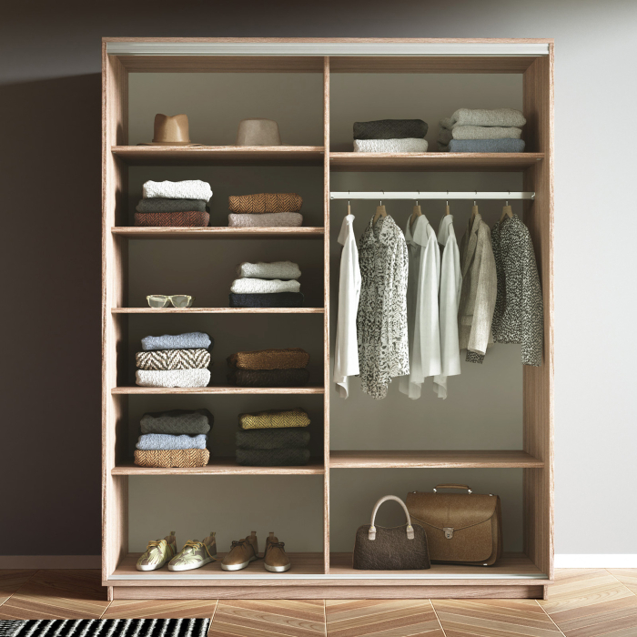 Шкафы-купе 2-х дверные, Шкаф-купе Экспресс 2-х дверный Фотопечать Квадрат Стекла 120х60х220