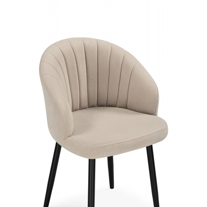 Стулья, Стул на металлокаркасе Бэнбу некрутящийся marseille (чёрный)