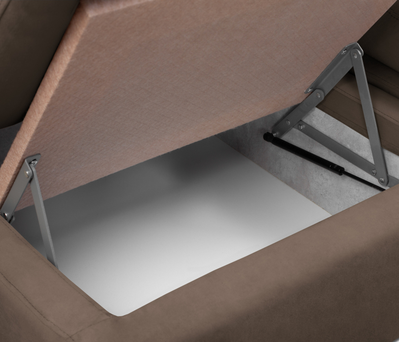 Диваны угловые в гостиную, Модульный угловой диван Борнео со спальным местом, велюр