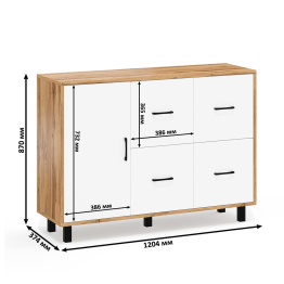 Комод-тумба РВК 125-1204