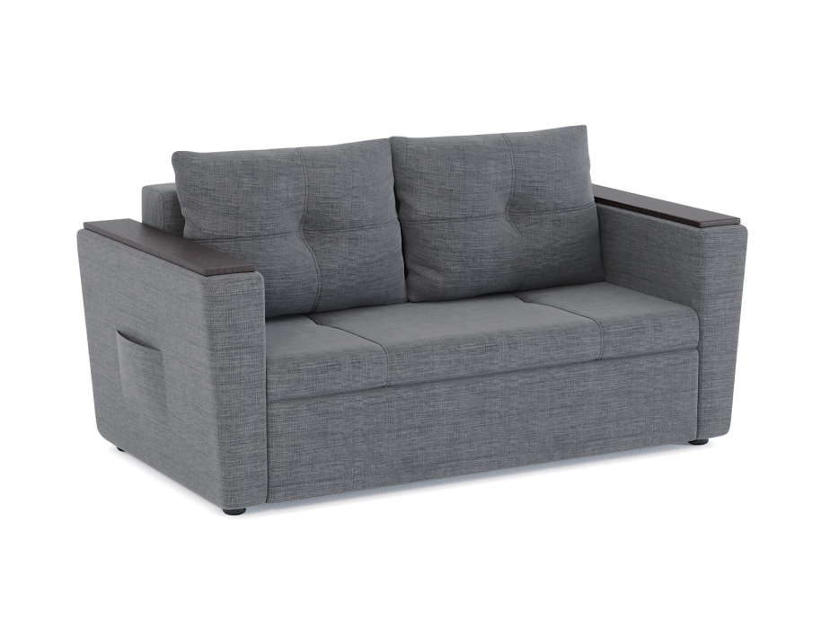 Диваны еврокнижки, Диван-кровать Дубай Майами еврокнижка-трехсекционная, рогожка