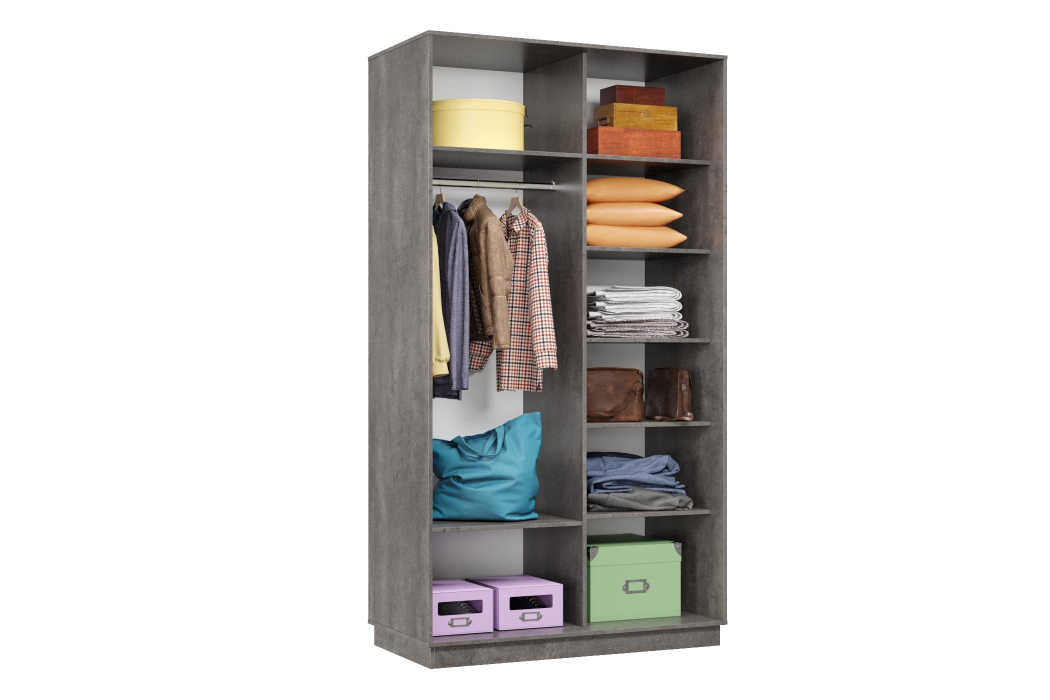 Шкафы-купе 2-х дверные, Шкаф-купе Премьер 04 (01РЧ;01РЧ) фасады ромб чёрный/двухдверный/Профиль чёрный муар