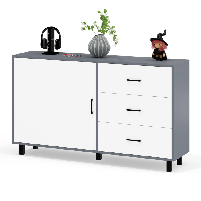 Комоды, Комод с дверкой и ящиками РВК 122-1504