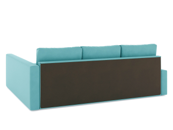 Диван-кровать угловой Фрихетен дельфин, велюр