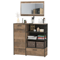 Прихожие, Комод с дверкой и ящиком и зеркало Трувор