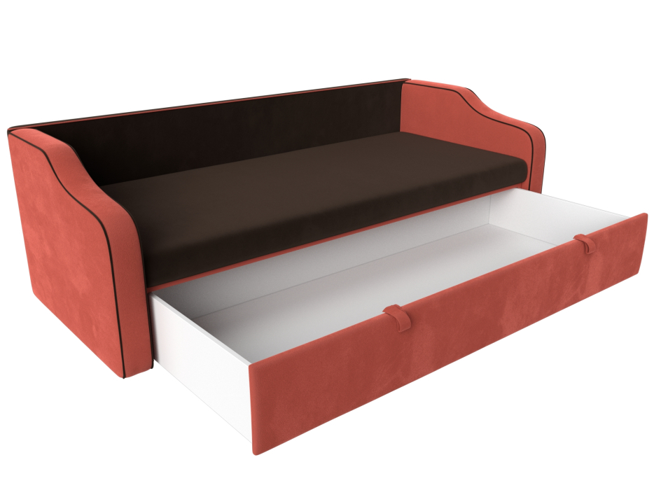 Детские диваны, Детский диван-кровать Рико, микровельвет