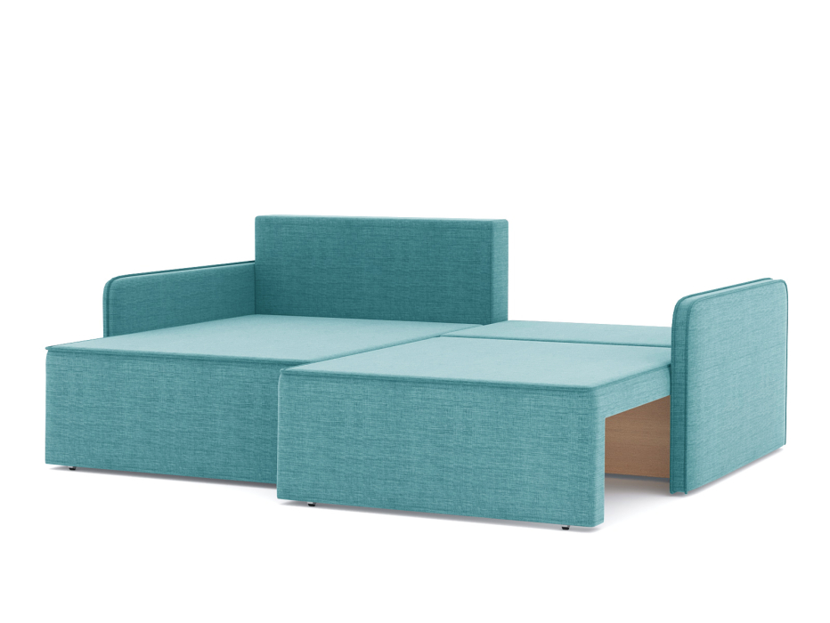 Диваны угловые в гостиную, Диван-кровать угловой еврокнижка Блюм, рогожка