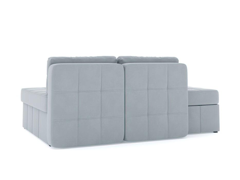 Диваны угловые в гостиную, Диван-кровать угловой Оливер Люкс еврокнижка-трансформер, велюр