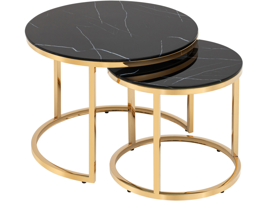 Журнальные столики, Набор журнальных столиков STOOL GROUP Селена 60 и 45 см