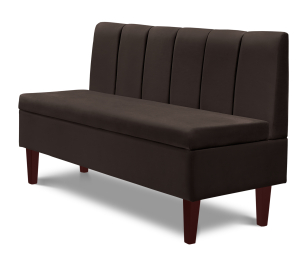 Диван прямой на ножках Лео 132, микровелюр