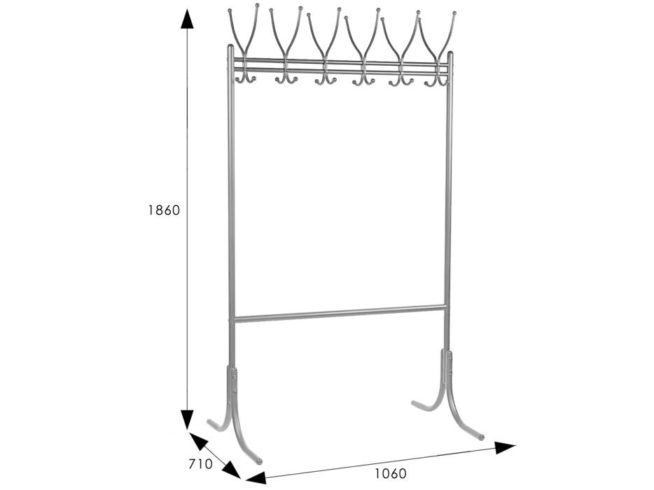 Вешалки, Вешалка гардеробная Мебелик М 11