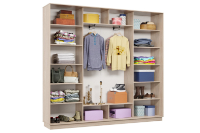 Шкаф-купе Премьер 61 (15;15;15) трёхдверный