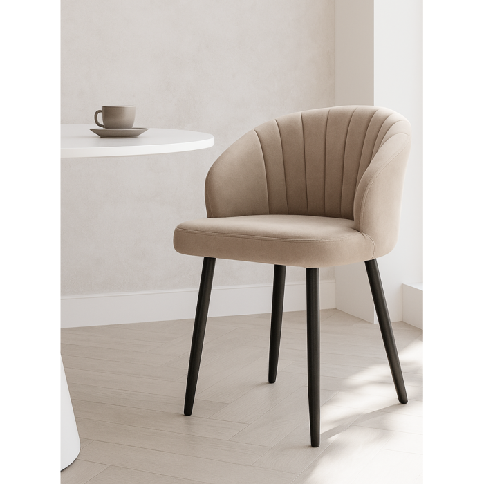 Стулья, Стул на металлокаркасе Бэнбу некрутящийся marseille (чёрный)