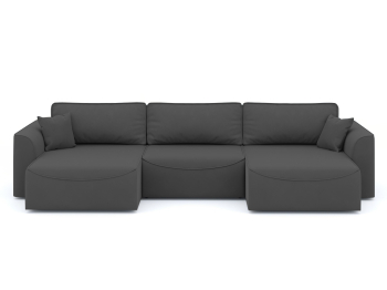 Диван-кровать П-образный Рафаэль еврокнижка НПБ, велюр