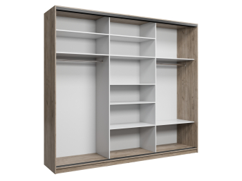 Шкаф купе 3-х дверный АЙСБЕРГ ЛОФТ 270 /зеркало