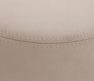 Пуфик круглый Ронд на высоких ножках, микровелюр