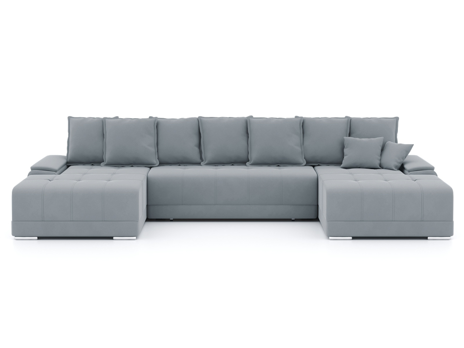 Диваны еврокнижки, Диван-кровать П-образный Нордвикс, велюр