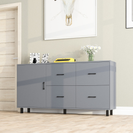 Комод широкий с дверкой и ящиками РВК 125-1704