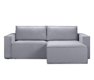 Диван угловой Чикаго со спальным местом, микровелюр