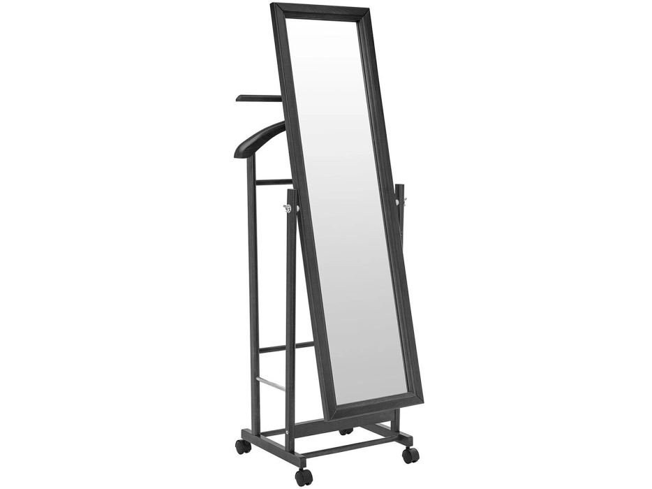 Напольные, Вешалка костюмная с зеркалом на колесах Мебелик В 24Н