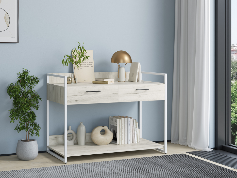 Журнальные столики, Консоль Urban Лофт 01 Белый