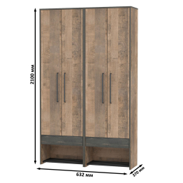 Два шкафа для одежды в прихожую Трувор