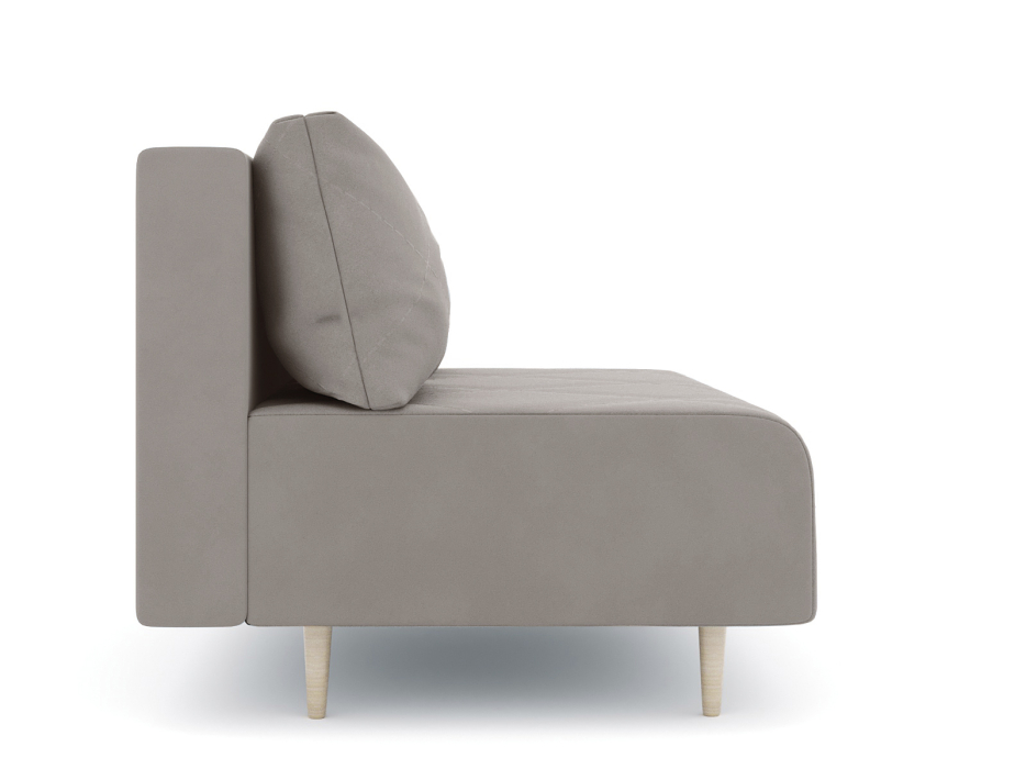 Дизайнерские диваны для гостиной, Диван прямой нераскладной Милли мини 2-х  местный без подлокотников, велюр