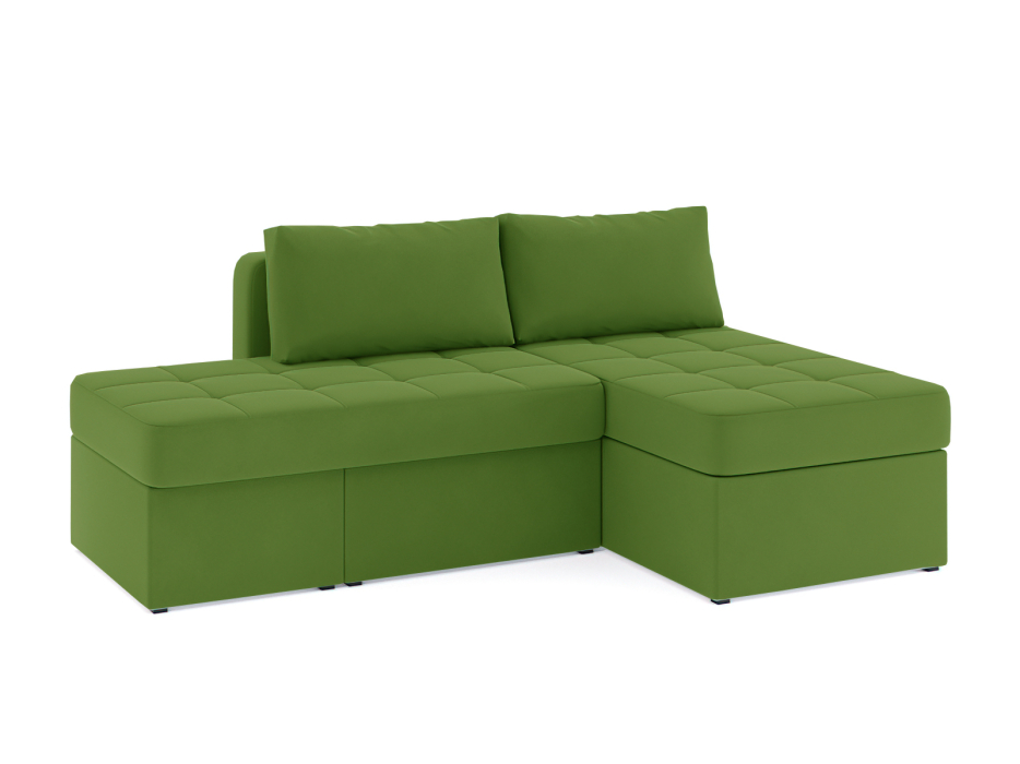 Диваны угловые в гостиную, Диван-кровать угловой Оливер еврокнижка-трансформер, велюр