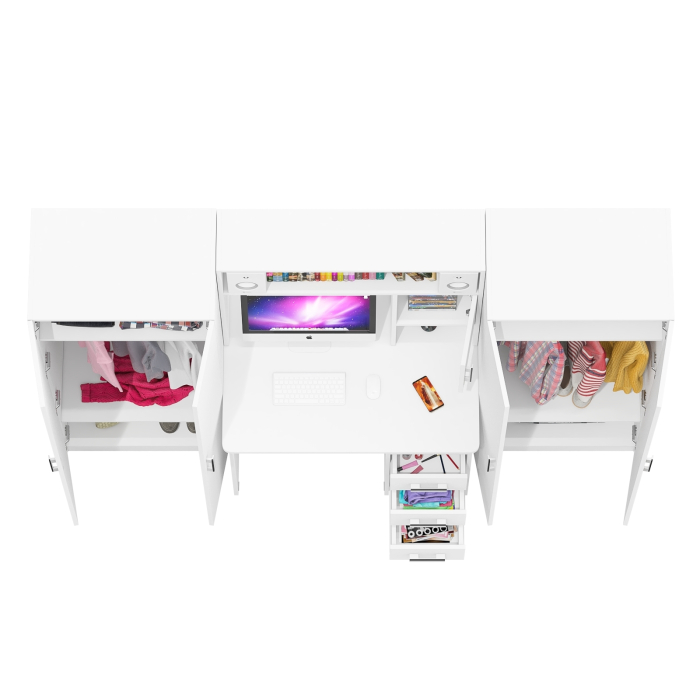 Домашние кабинеты, Стол для компьютера и два шкафа СК-9