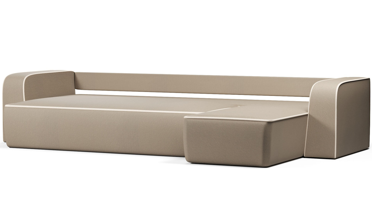 Диваны угловые в гостиную, Диван-кровать угловой Линда еврокнижка,велюр