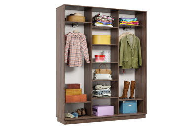 Шкаф-купе Премьер 27 (16;16;16) трёхдверный