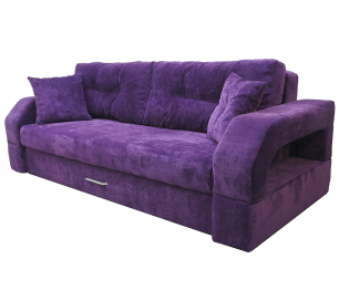 Диван-кровать еврокнижка Манчестер с подсветкой, 160, велюр