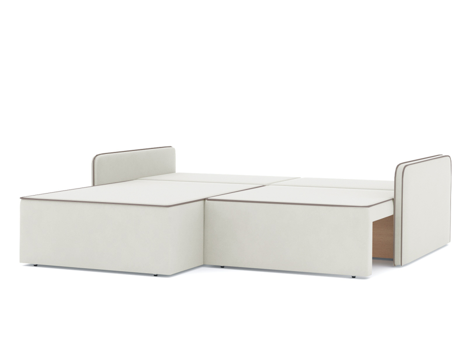 Диваны угловые в гостиную, Диван-кровать угловой еврокнижка Блюм, велюр