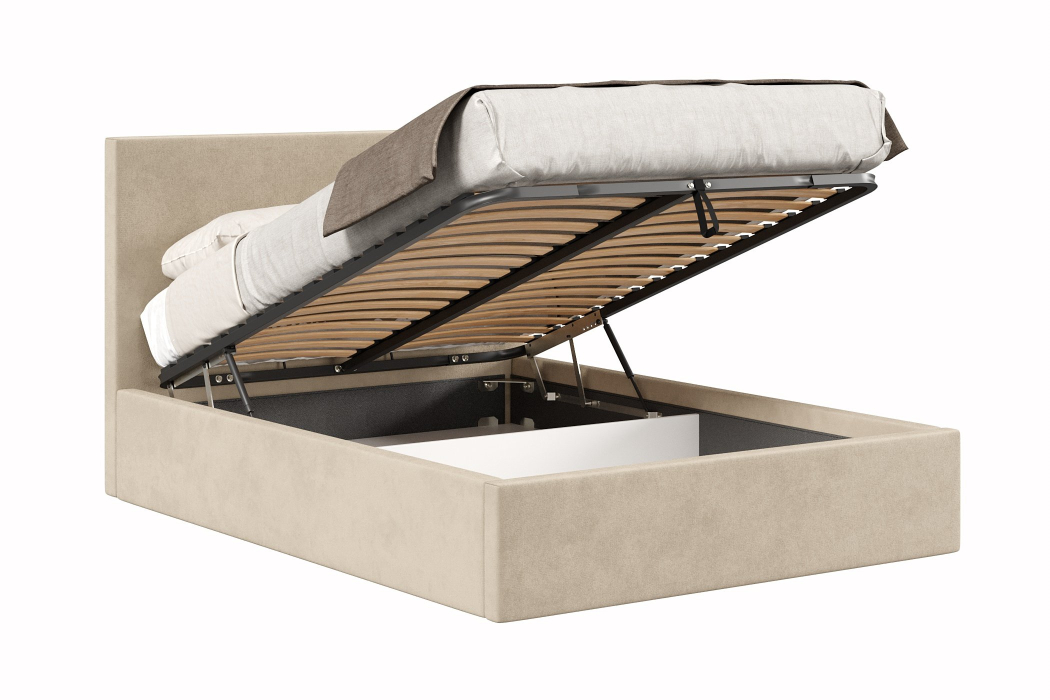 Мягкая кровать, Кровать Парма 1200 с подъёмным механизмом