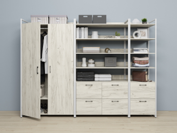 Гардеробная Urban Лофт 01 Белый