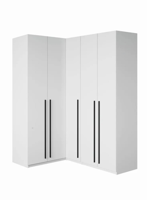 Угловые шкафы, Угловой шкаф для одежды распашной с ящиками София 2200х1700х1300мм