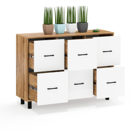 Комод 6-ть ящиков РВК 127-1204