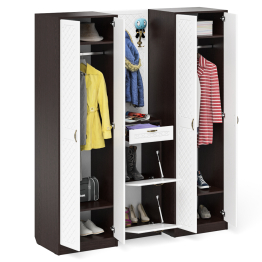 П-6 прихожая компоновка № 15 МДФ фрезеровка ромб