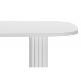 Деревянный стол Бавария 180*90 (белые ноги)