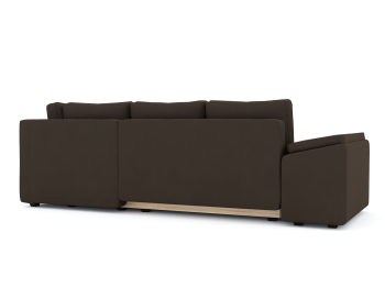 Диван-кровать угловой Хавьер 1 ПБ еврокнижка, велюр