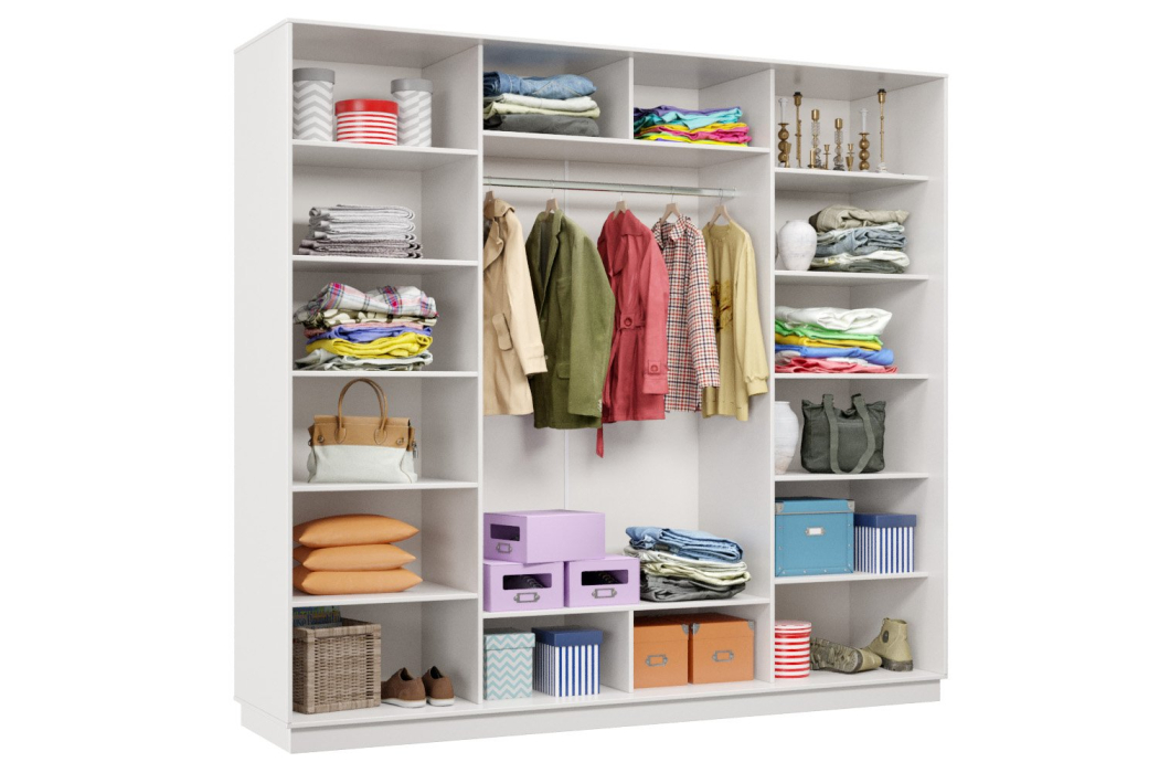 Шкафы-купе, Шкаф-купе Премьер 64 (14;14;14) трёхдверный