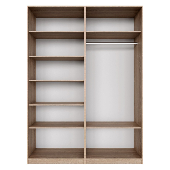 Шкафы распашные, Распашной шкаф Локер 800+800 (Гармошка) с полками слева