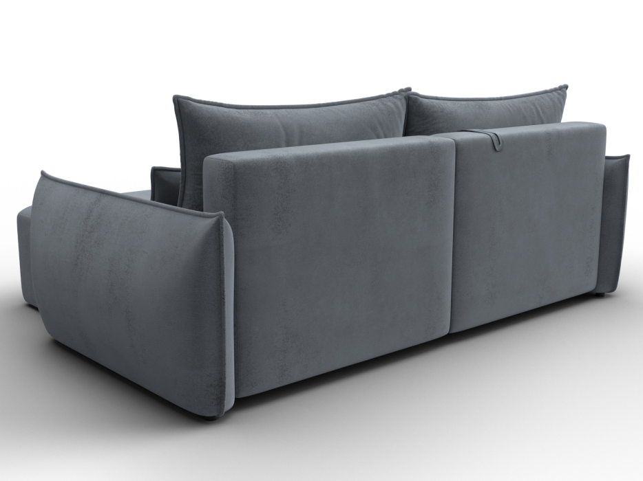 Диваны угловые в гостиную, Диван угловой Лига-051 НПБ угол универсальный, велюр TOWER