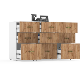 Тумбы три выдвижных ящиками 3.16 Лидер-8