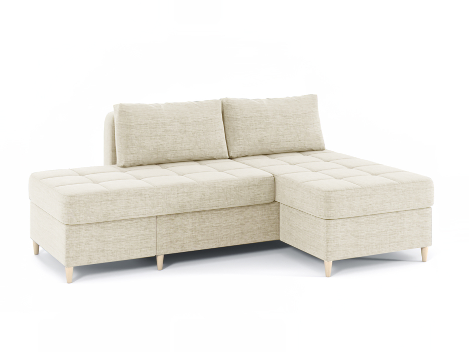 Диваны угловые в гостиную, Диван-кровать угловой Оливер 2 еврокнижка-трансформер, рогожка Люкс