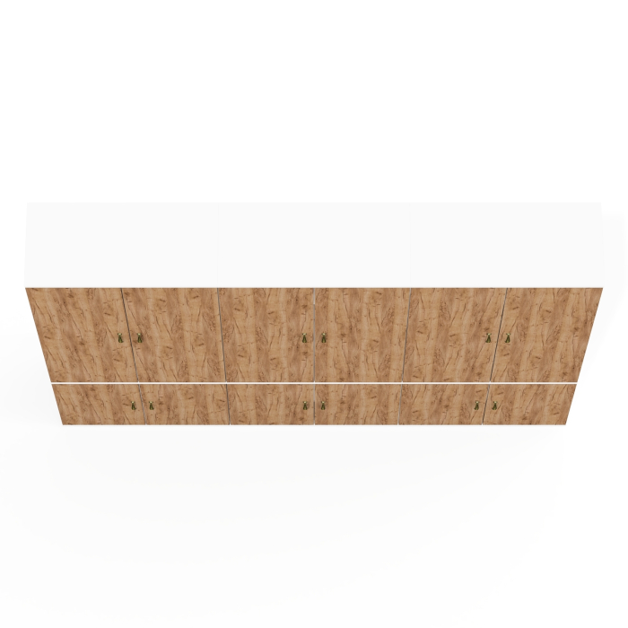 Шкафы распашные, Набор бельевых шкафов Лидер-8 20Б три штуки