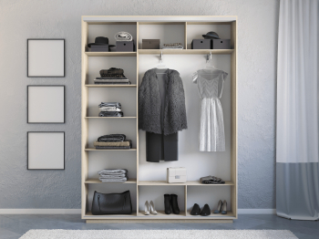 Шкаф-купе Экспресс 3-х дверный Фотопечать Шелк Стекла 210х45х220