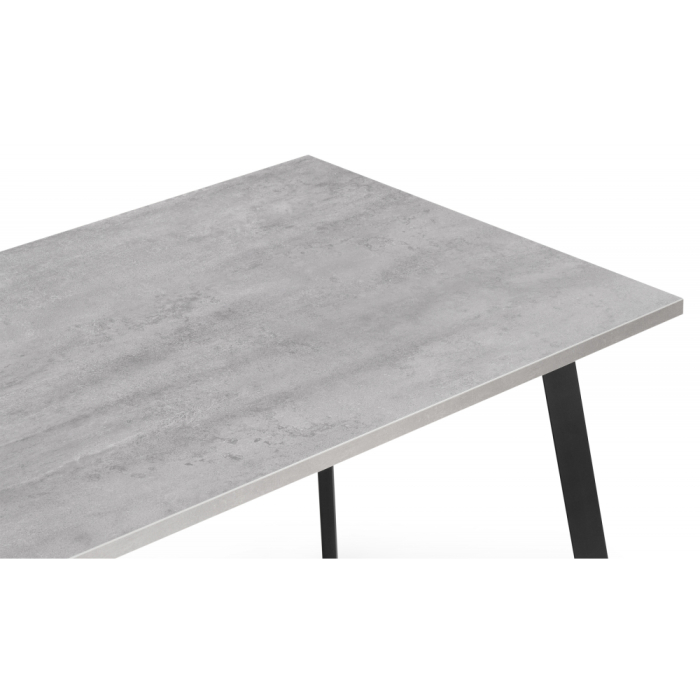 Обеденные столы, Стол деревянный Тринити Лофт 120х80х75 22 мм (Бетон светлый)