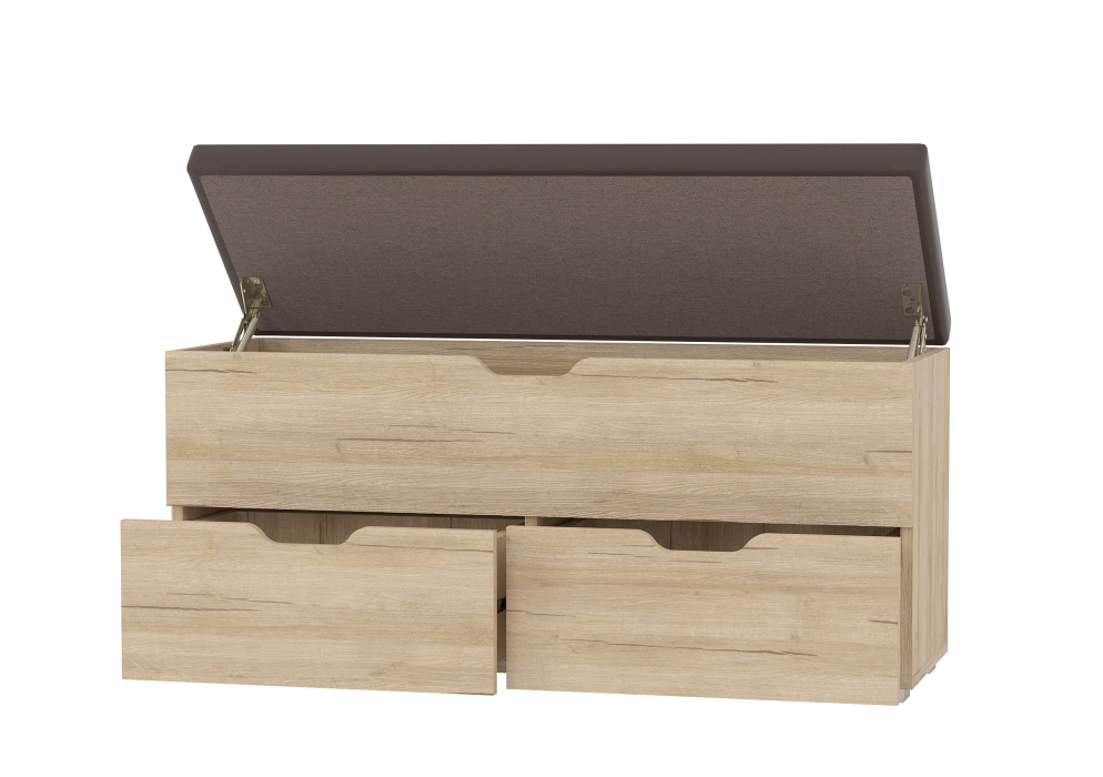 Тумба в прихожую с мягким сиденьем, Диван ФЛИНТ