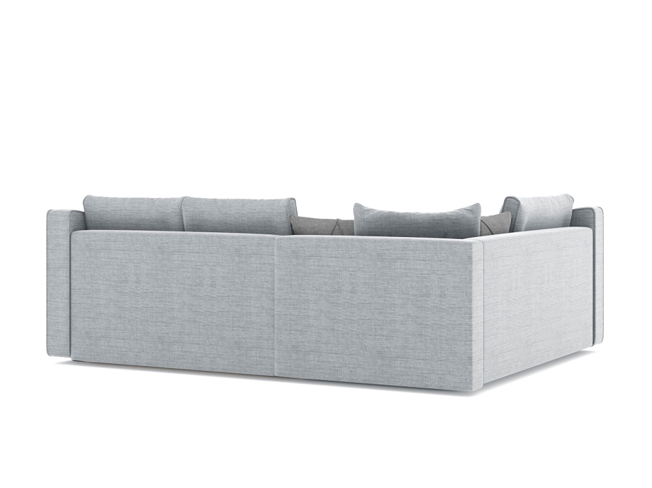 Диваны угловые в гостиную, Диван-кровать угловой Френсис дельфин, рогожка